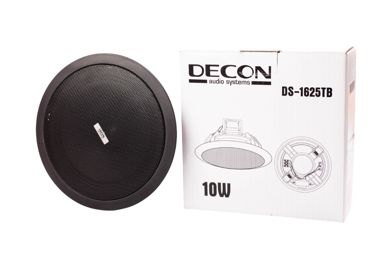 DECON DS-1625TB 16 CM TRAFOLU TAVAN HOPARLÖR SİYAH