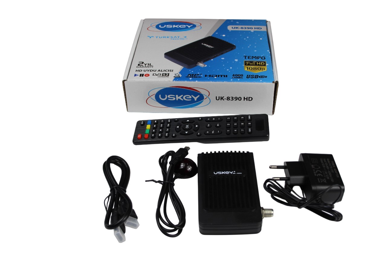 USKEY UK-8390 HD MİNİ UYDU ALICISI