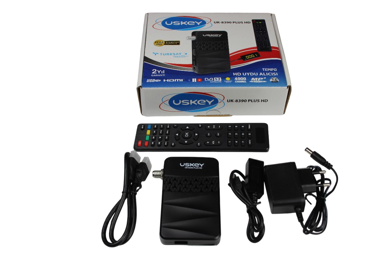USKEY UK-8390 PLUS MİNİ UYDU ALICISI
