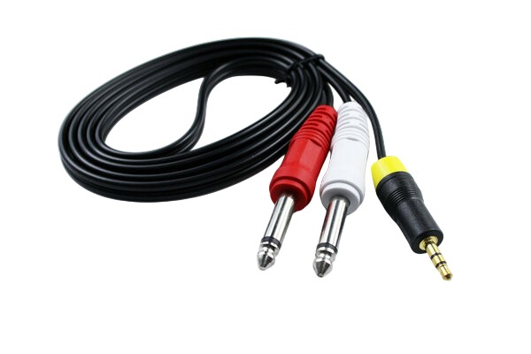 3,5 - 6,35 STEREO KABLO 1.5 MT UKK-343