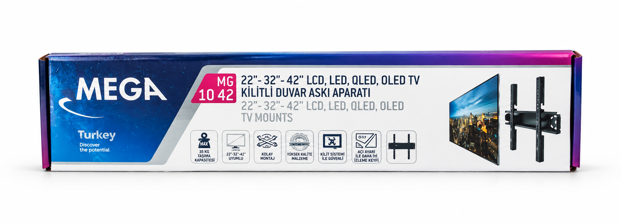 MG-1042 -  SABİT LCD DUVAR ASKI APARATI (22