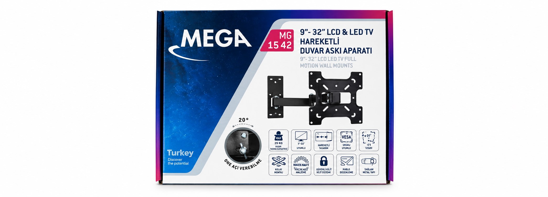 MG-1542 - 4 HAREKETLİ DUVAR ASKI APARATI (9